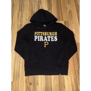 Pittsburgh Pirates 5th & Ocean Women's Sz L Large Hoodie Hooded Sweatshirt